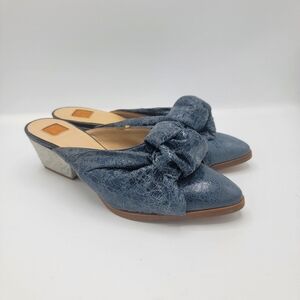 Zoe Lee Elegant Blue  Slip-On Shoes